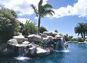 Bay of Islands Resort waterfall photo