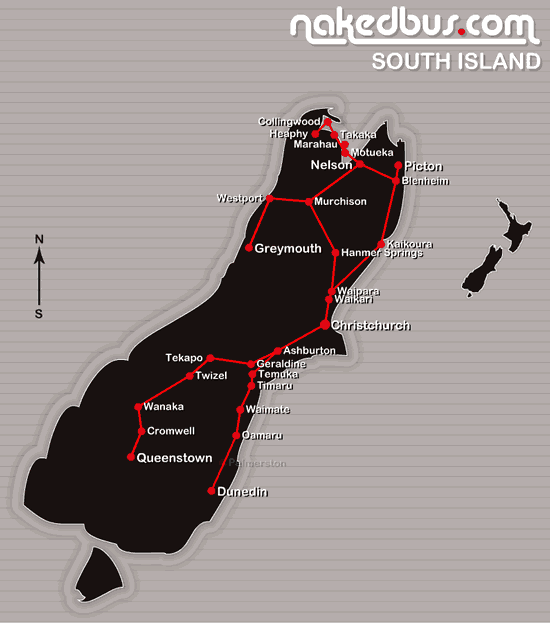 south island route map